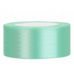Stuha mint saténová 2,5 cm